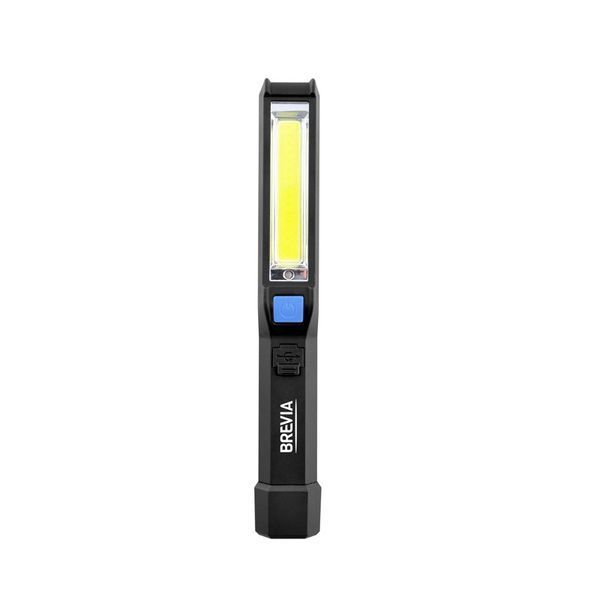 Ліхтар ручний світлодіодний з магнітом Brevia LED Pen Light 2W COB 1W LED 150lm 900mAh microUSB 1122 94446 фото