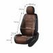 Авточехлы 5D - Elegant Verona 700143 Серый (алькантара + эко-кожа) 103375 фото 6