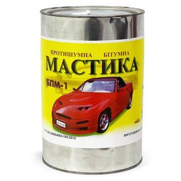 Мастика протишумна бітумна БПМ-1 (4,7 кг) 5669 фото