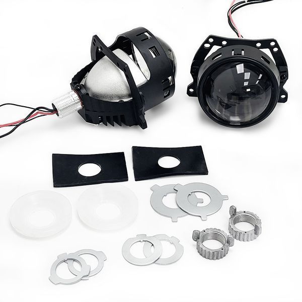 Комплект світлодіодних лінз DriveX Bi-LED Evolution F1 3.0" 6000K 37/45W 24V (для вантажних авто) 107185 фото