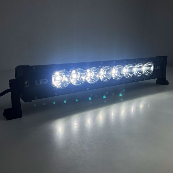 Світлодіодна фара (балка) EvroAutoLig 70W дальній + RGB ДХО + STROB (W+RGB) 1 шт. 54см. App Control 124652 фото
