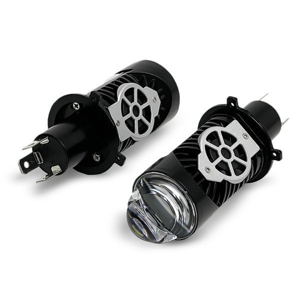 Светодиодные Mini линзы P40 H4 35/50W 3Color 3000K 4300K 6000K 10000Lm 12-24V (2 шт.) 123032 фото