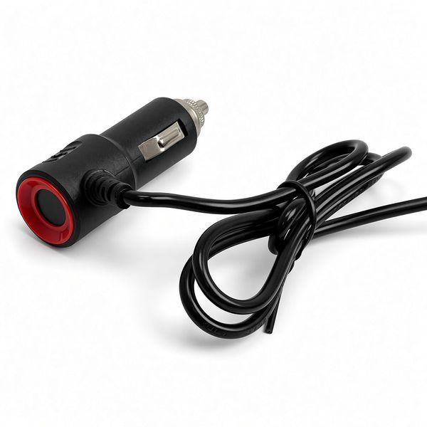 Розгалужувач у прикурювач D-24 120W 3.1А на три гнізда + USB - Type-C з проводом 124336 фото