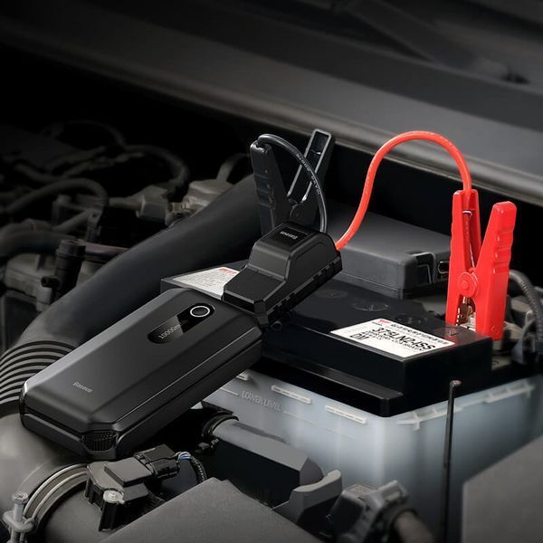 Пусковий пристрій (бустер) для авто Baseus Super Energy Air Car Jump Starter 10000mAh Black 103716 фото