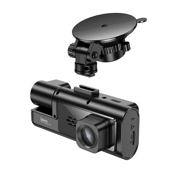 Відеореєстратор Hoco World three-screen DI60 2" 720P/480P WiFi Black 122091 фото Відеореєстратор Hoco World three-screen DI60 2" 720P/480P WiFi Black 122091 фото