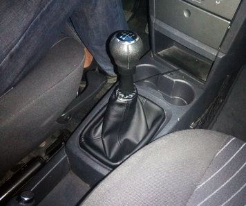 Чехол ручки кпп Opel Meriva A 2003-2010 эко-кожа 105100 фото