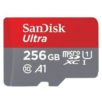 Карта пам'яті SanDisk 256GB microSDXC class 10 UHS-I Ultra + adapter (SDSQUAC-256G-GN6MA) 124325 фото