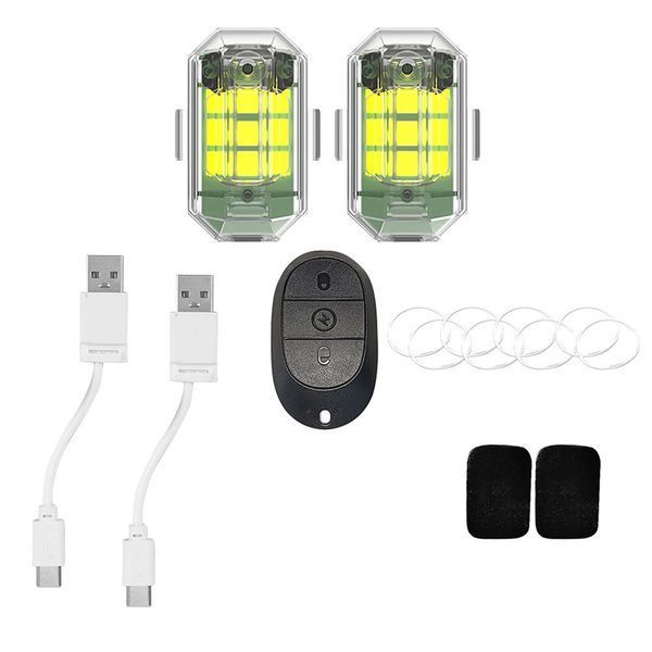 Стробоскопи з пультом M3 Strobe Light RGB (2 шт) 124232 фото