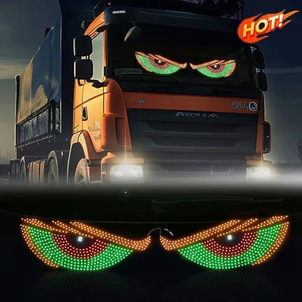 Світлодіодна LED панель Очі XL9 Red Yellow+Green (к-т 2шт) 122962 фото