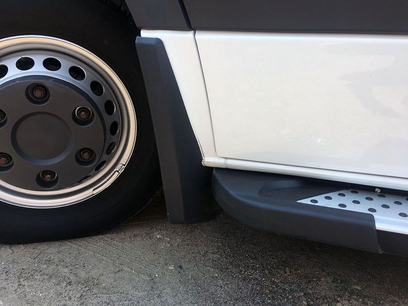 Брызговики Volkswagen Crafter 2006-2016 (4шт.) для 2 каткового Begel 58866 фото