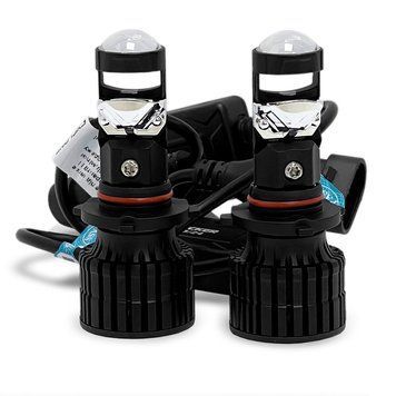 Світлодіодні Mini лінзи Decker LED GL-01 HB3 (9005) 55W 6000K 16000Lm 9-32V (2шт.) 108858 фото