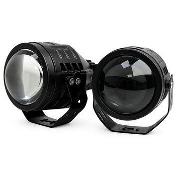 Протитуманні LED лінзи з азотною капсулою Universal A1 P-скоба 45W 6000K 8000Lm 12-24V (2шт) 124570 фото