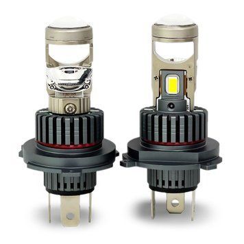 Світлодіодні Mini лінзи T30 LED H4 35W 6000K 6000Lm 12-24V (2 шт.) 122571 фото