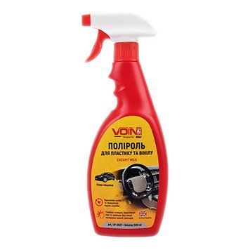Полироль пластика и винила Voin Cockpit Milk VP-0527 Новая машина 500ml 120192 фото