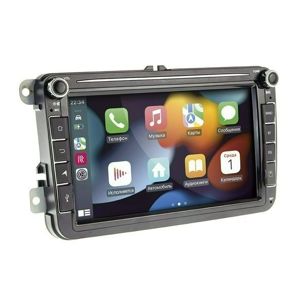 Автомагнитола Cyclone VW ANDROID 8" QLED 4/64GB DSP 8CF 360 CarPlay Android 14 123501 фото