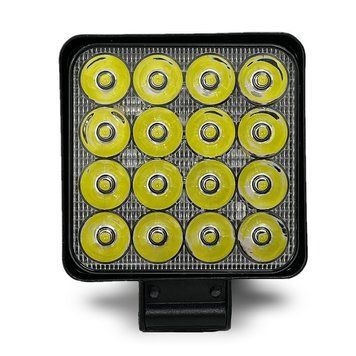 Світлодіодна фара 1748 Min 48W біле світло + білий страбоскоп 12-36V 123048 фото