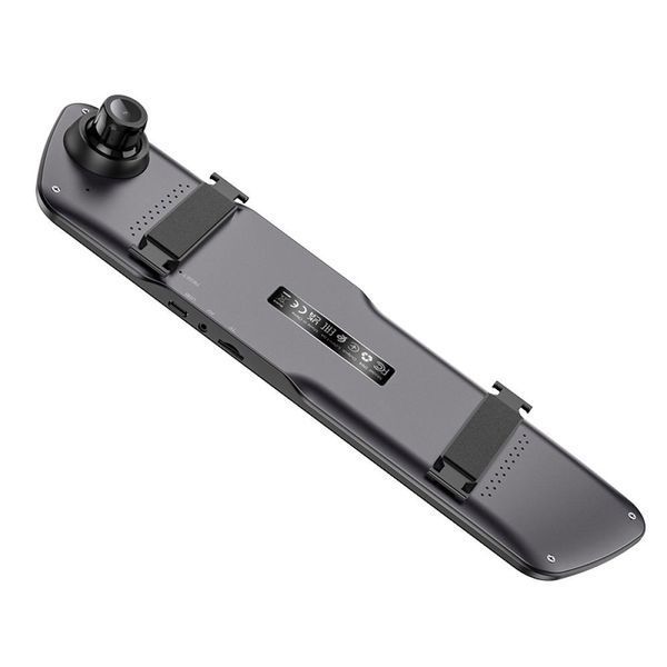 Зеркало видеорегистратор Hoco Driving Recorder (dual-channel) DV4 4.5" 1080P 30fps Black 122089 фото