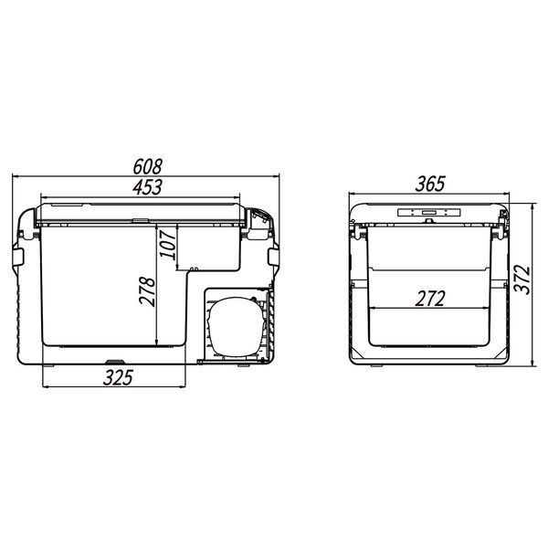 Автомобільний холодильник компресорний Alpicool CL30 29л до -20&deg;C DC-AC 12-24-220V (CL30AP) 124119 фото