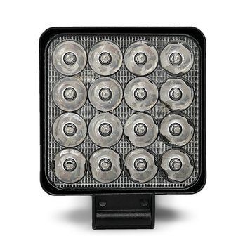 Світлодіодна фара 1748 Min 48W синє світло + синій страбоскоп 12-36V 123033 фото