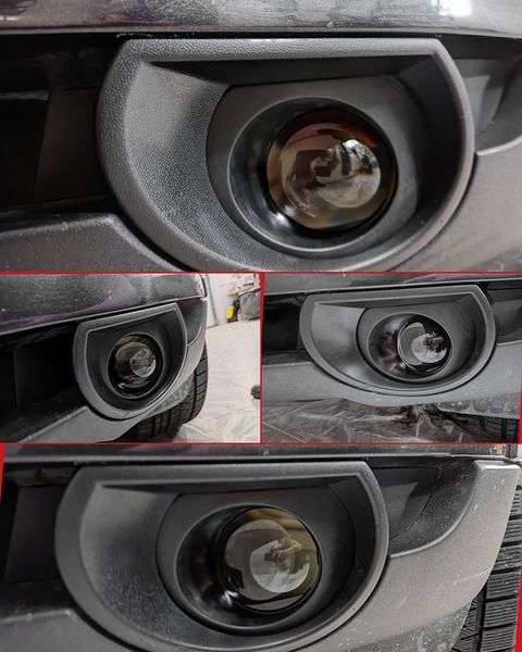 Протитуманні світлодіодні фари Audi Q7 (4LB) 2007-2016, A3 (8P) 2004-2012 Bi-Led лінзи 90W W/W 109114 фото