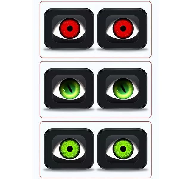 Лінзи накладні Devil Eye (очі диявола) 6 режимів 12-24V 122956 фото