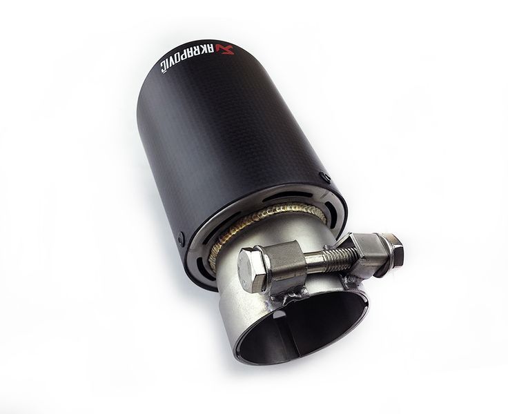 Насадка глушителя Akrapovic АК63-89 Одинарная (JB) carbon 85866 фото