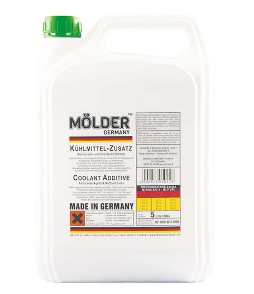 Антифриз Molder AG-11 зеленый концентрат 5L Germany 67465 фото