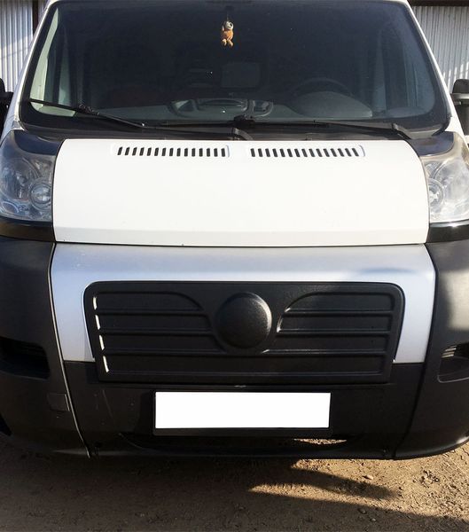 Зимова накладка Fiat Ducato 2006-2014 (на решітку радіатора) матова DD 35032 фото