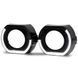 Маски на лінзи Angel Eyes BMW Sport-L 3" 12V 6000K White (2шт.) Black style 124451 фото 1