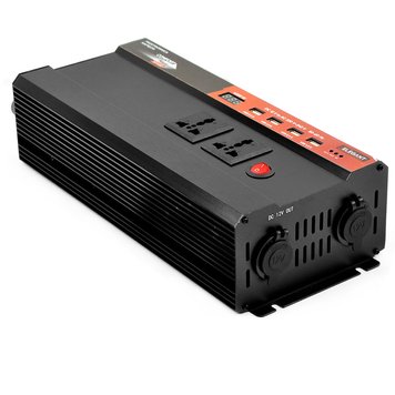 Преобразователь напряжения Elegant 101 402 12V-220V 4000W 4USB 2-Розетки 220V 2-Розетки 12V 108266 фото