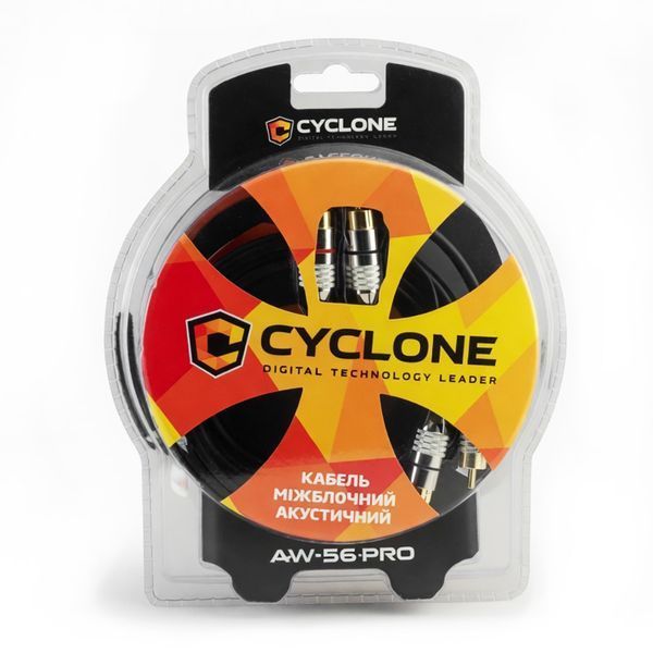 Межблочный 2-х канальный RCA кабель Cyclone AW-56 PRO 124066 фото