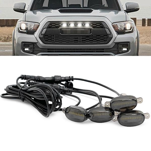 Підсвічування решітки радіатора Raptor style 12 LED 24V White (4шт) 109190 фото