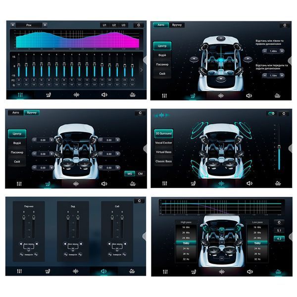 Автомагнітола Cyclone MP-7099A V3 7" QLED 4/64GB DSP 4G GPS 8CF CarPlay/Android Auto Android 14 123981 фото