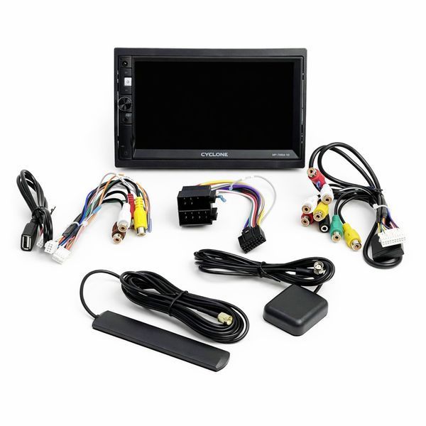 Автомагнітола Cyclone MP-7099A V3 7" QLED 4/64GB DSP 4G GPS 8CF CarPlay/Android Auto Android 14 123981 фото
