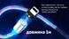 Кабель Voin Multicolor LED USB - Lightning 3А 1м магнитный (VL-1601L RB) 108622 фото 2