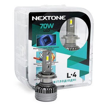 Автолампи світлодіодні Nextone LED L4 H7 70W 6000K 18000Lm 12V (2шт.) 109158 фото