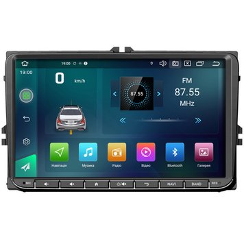 Автомагнітола Cyclon VW ANDROID 9" DSP 4G 109220 фото