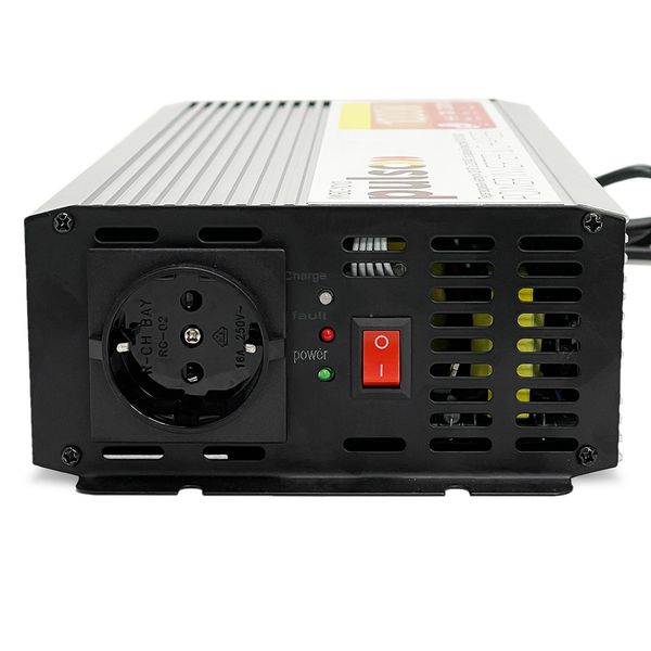 Преобразователь напряжения Pulso IMBC-1010 12V-220V 1000W 10A 1-Розетка (мод. синусоид) 111081 фото