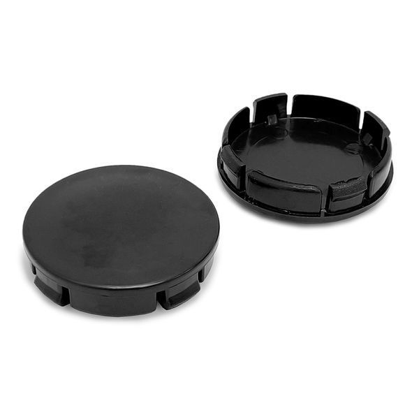 Заглушки дисков ABS 60-55 черные 107745 фото