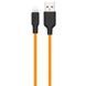 Кабель HOCO X21 Plus USB - Lightning 1m Silicone Orange 108938 фото 1