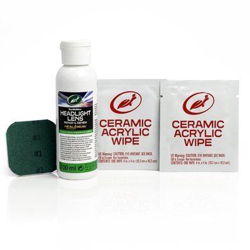 Набір для відновлення фар Turtle Wax Headlight Lens Restorer 51768 100ml. 60884 фото