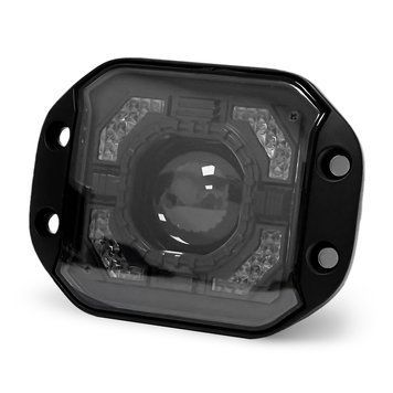 Фара диодная Лидер J 19 ближний свет + дальний свет + поворот-DRL 25W/32W (1шт) 122168 фото