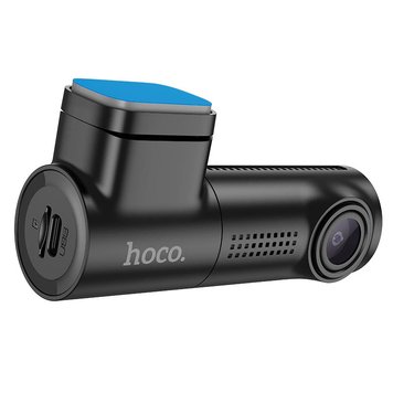 Відеореєстратор Hoco Driving recorder DV1 0.96" 1080P 30fps WiFi black 108944 фото