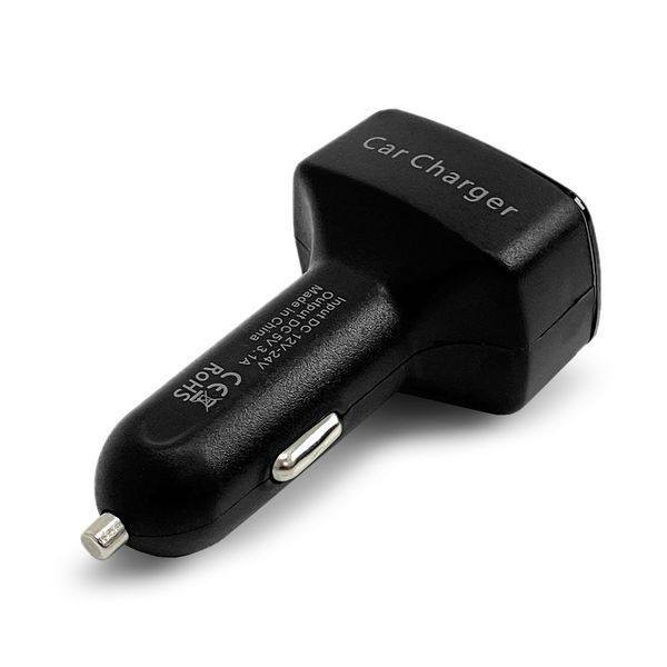 Вольтметр - Амперметр - Термометр 2USB (2.1+1A) 12-24V Синій 124217 фото