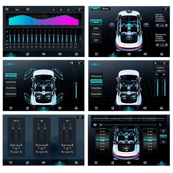 Автомагнитола Cyclone P9-001 9" IPS 4/64GB DSP 4G GPS 8CF CarPlay/Android Auto Android 14 123864 фото