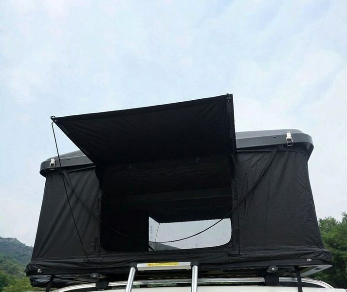 Розкладна палатка на дах автомобіля Remaco ABS Hardshell RCT0102 (3&ndash;4 особи) Black 124094 фото