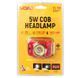 Налобний ліхтар VOIN VL-146 5W-COB+W/R+5W XPE сенсор 1800mAh 103154 фото 4