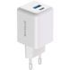 Мережевий зарядний пристрій Proove Pocket GaN 30W Type-C + USB White 124660 фото 3