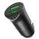 Автомобильное зарядное Hoco Z39 Farsighted dual port QC3.0 car charger 2USB, QC3.0, 3A 18W (735027) 105190 фото 1
