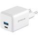 Мережевий зарядний пристрій Proove Pocket GaN 30W Type-C + USB White 124660 фото 2